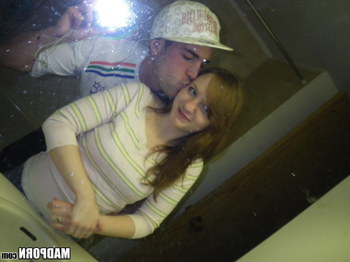 14P Hot 18 y.o. redhead fucks and suck her BF and get facialized wickedly