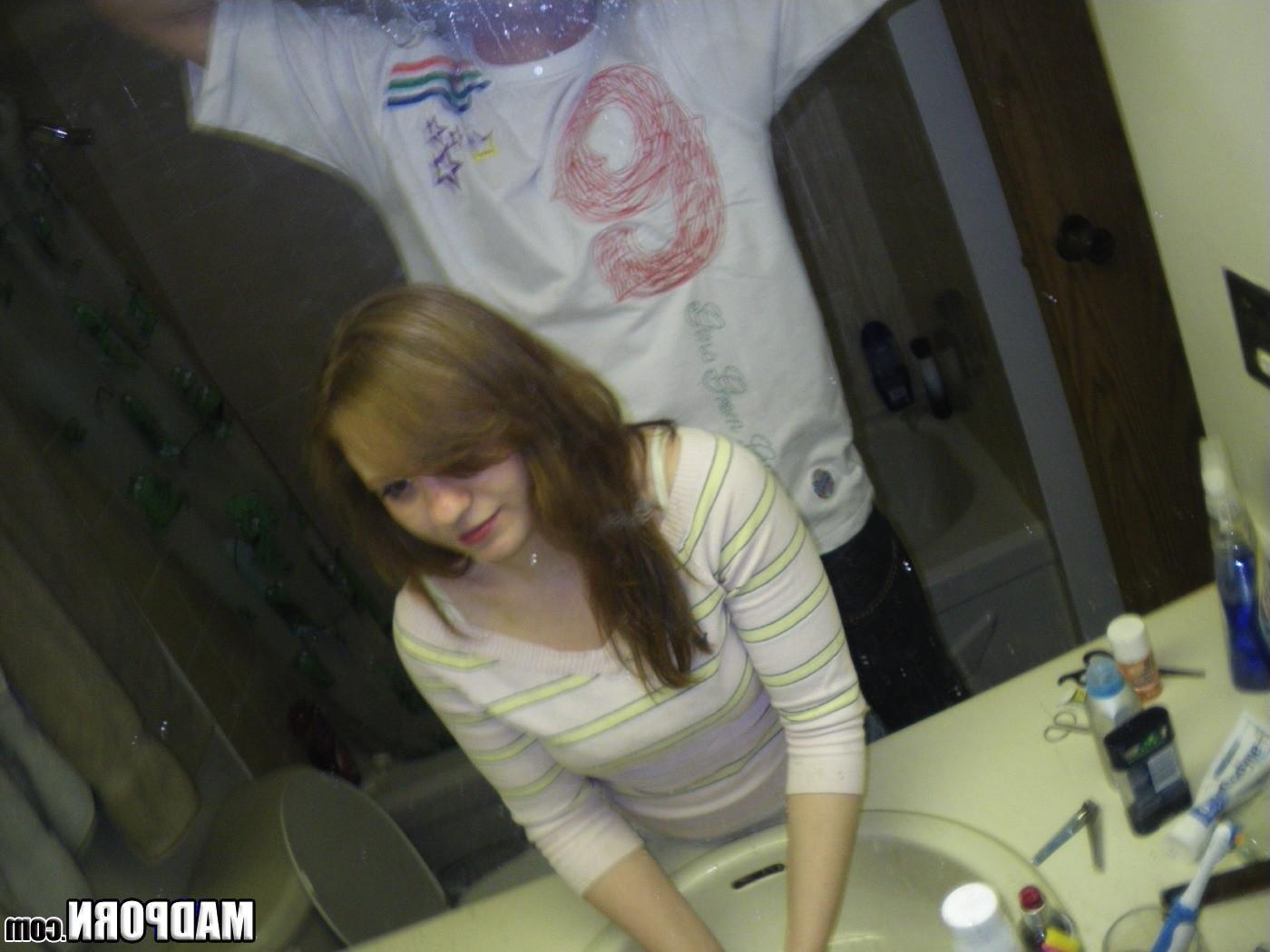 14P Hot 18 y.o. redhead fucks and suck her BF and get facialized wickedly