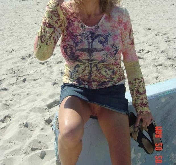 25P Mature denim up skirt 4