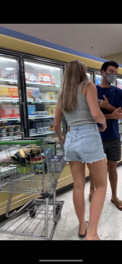 25P Covid Grocery Store huge tits, teen, ass