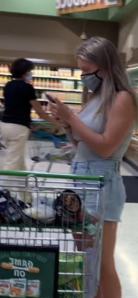 25P Covid Grocery Store huge tits, teen, ass