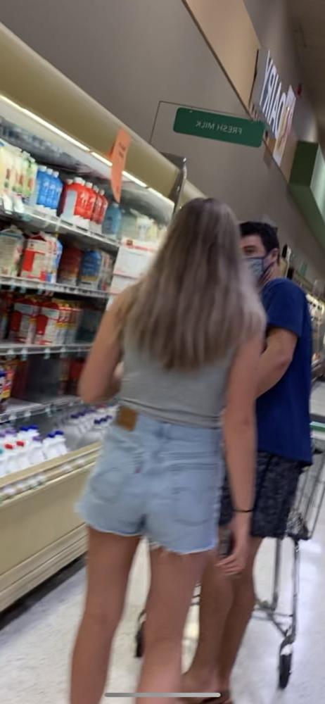 25P Covid Grocery Store huge tits, teen, ass