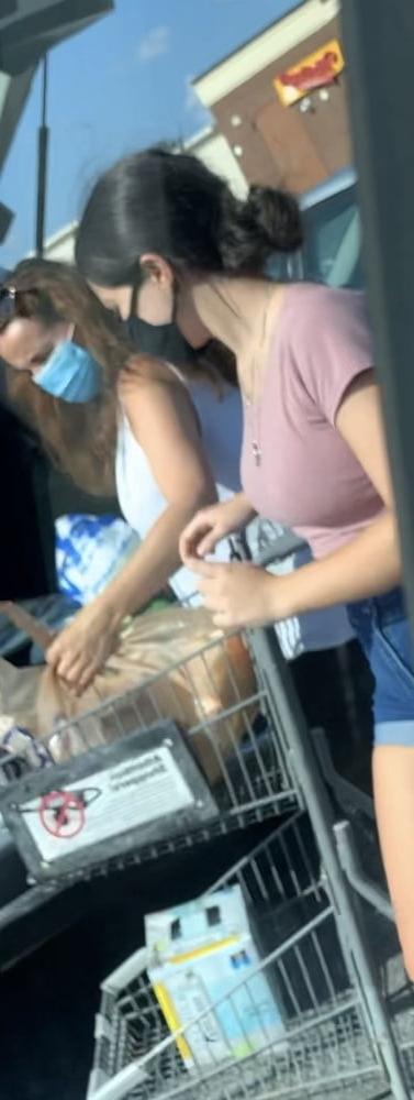 25P Covid Grocery Store huge tits, teen, ass
