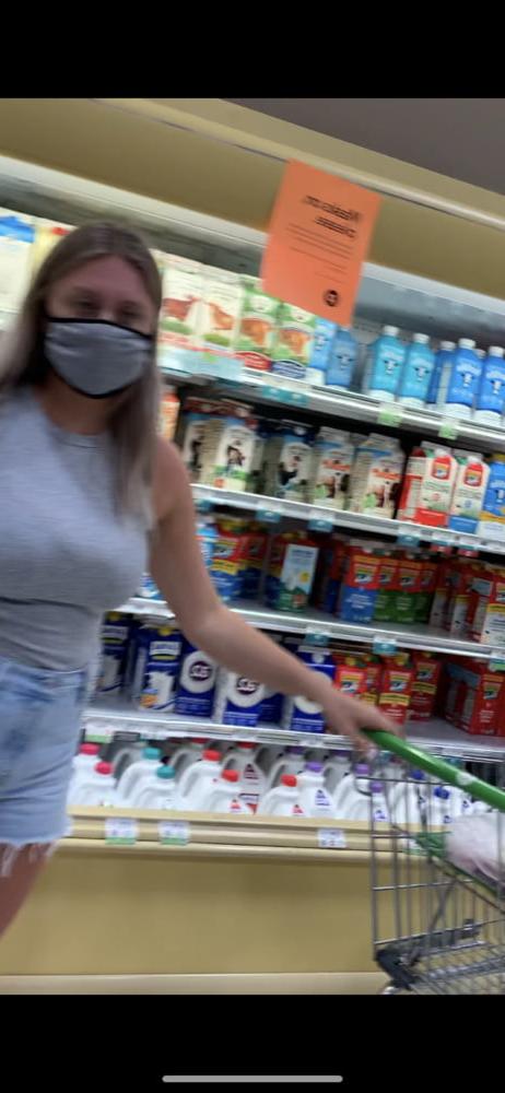 25P Covid Grocery Store huge tits, teen, ass