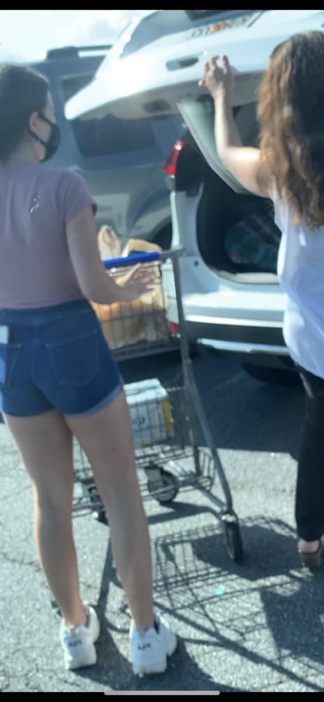 25P Covid Grocery Store huge tits, teen, ass