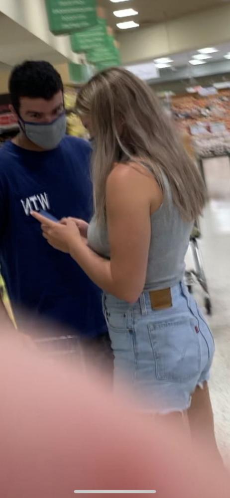 25P Covid Grocery Store huge tits, teen, ass