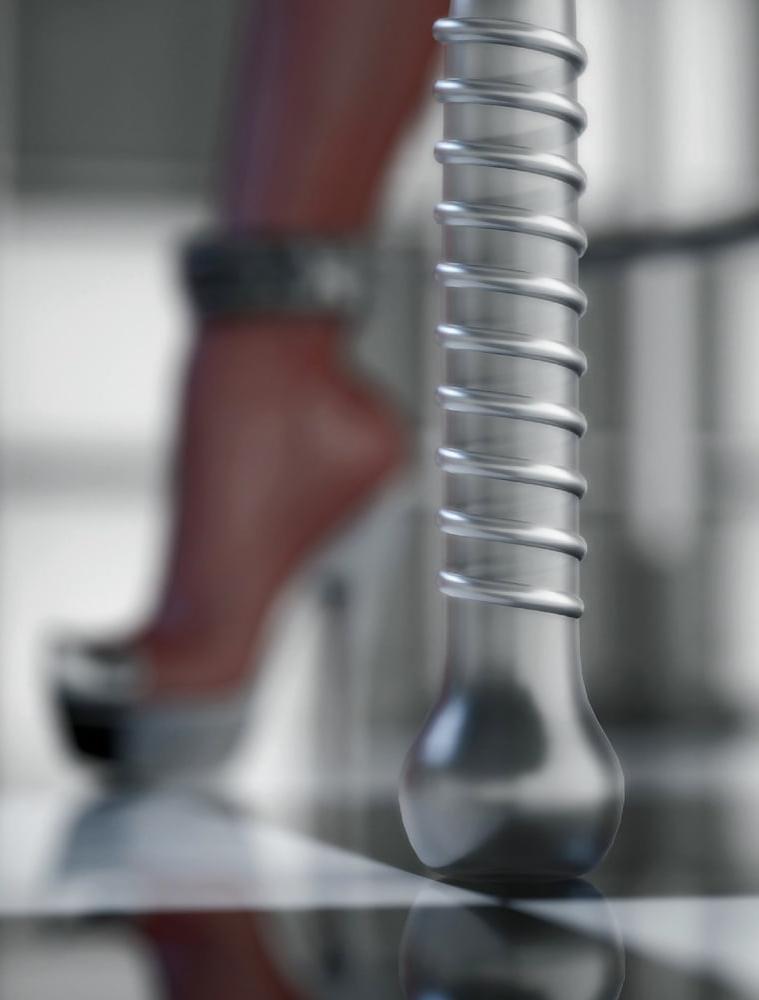 25P Busty slave with giant dildo inside